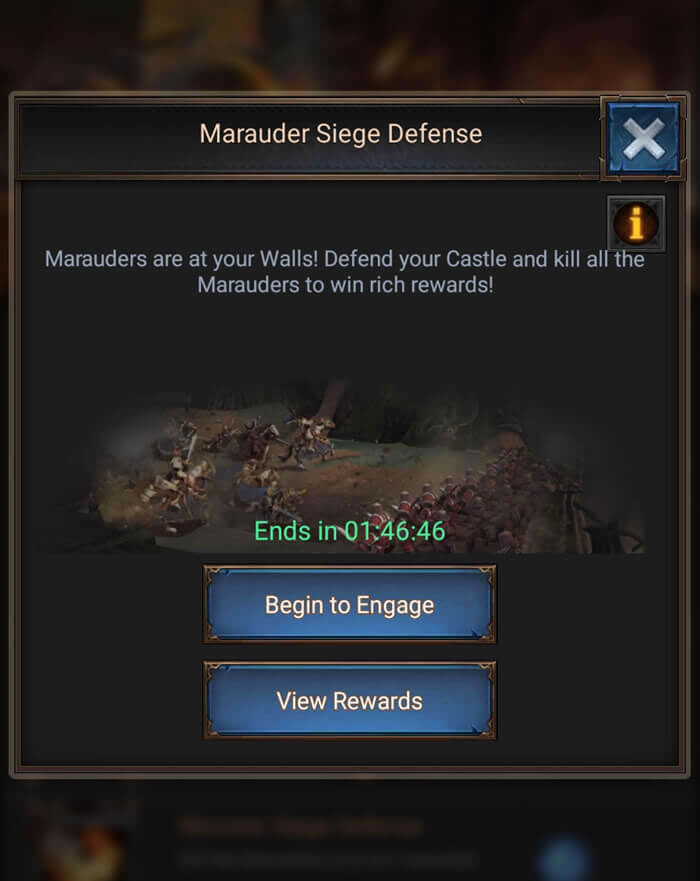 marauders events start Rise of Empires