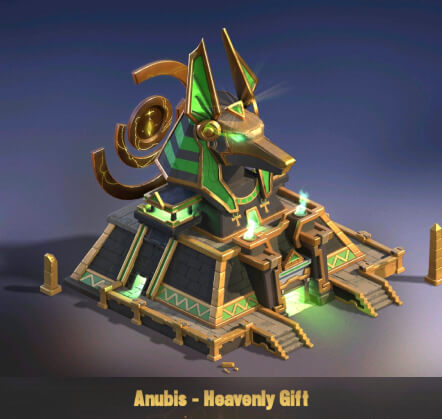 Anubis heavenly gift castle skin