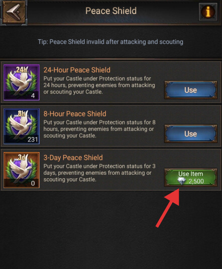 how to put the shield on step 2