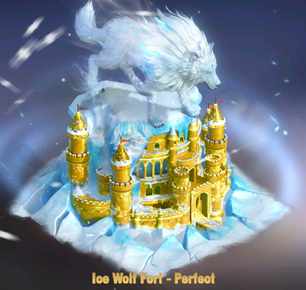 ice wolf fort castle skin