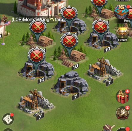 Level 10 resource tiles in Rise of Empires