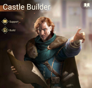 Castle Builder stationing hero