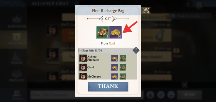 Claiming Goody Bags in Age of Frostfall