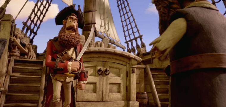 The Pirates! Band of Misfits (2012), pirate animation movie