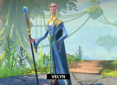 Velyn, CoD hero