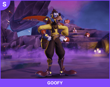 Goofy, the best Ranged guardian in Disney Mirrorverse