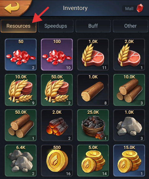 Resources Inventory