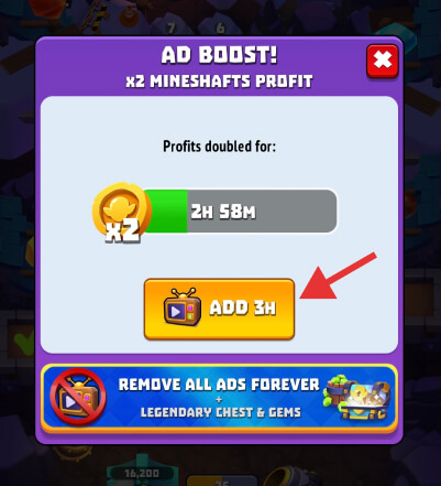 Boosting the gold profit in Gold and Goblins, step 2