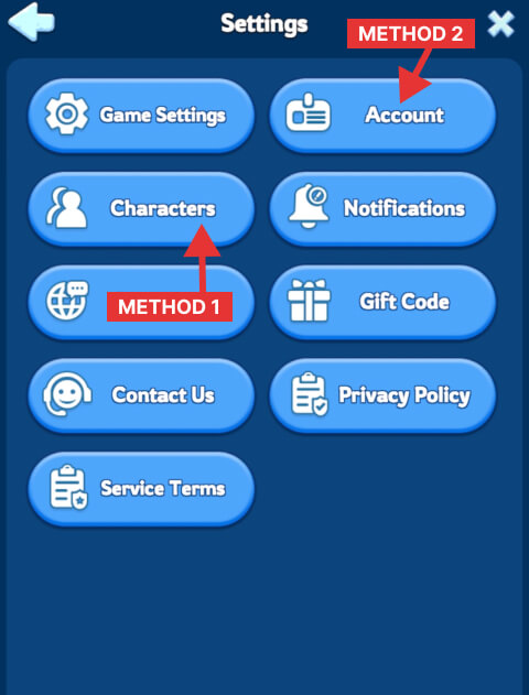 How to access both methods of creating a farm account in White Out Survival