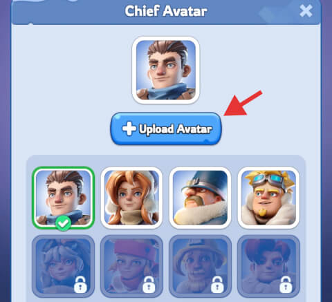 Changing the chief avatar