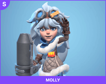 Molly, S Tier hero for White Out Survival mobile game