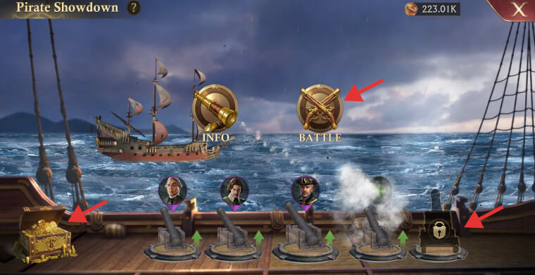 Upgrading the Pirate Showdown's ramparts
