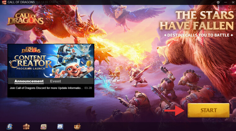 Call of Dragons PC Version Launcher preview