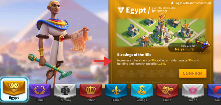 Egypt civilization ROK