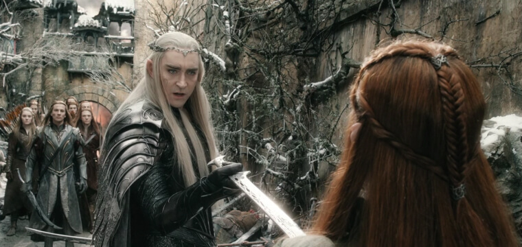The Hobbit: The Battle of the Five Armies - Thranduil the Elven King scene