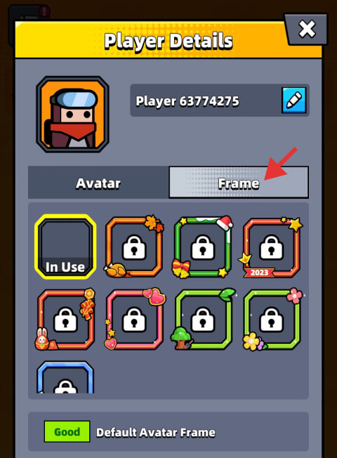 How to change avatar frames in Survivor.io