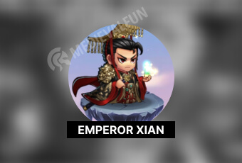 Emperor Xian, the best tank hero in Mini Heroes: Summoners War