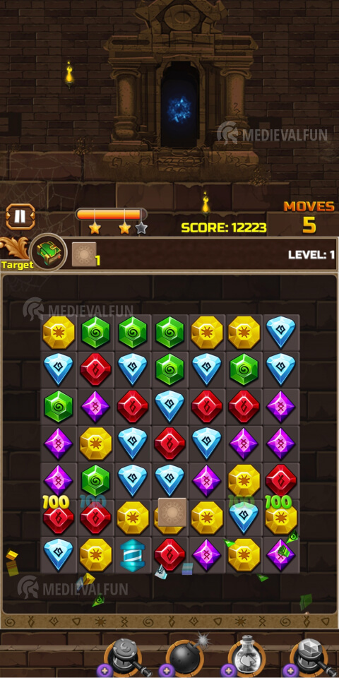 Jewel Ancient Pyramid Treasure - gameplay demo