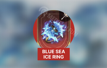 Blue Sea Ice Ring