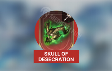 Skull of Desecration, the best artifact for mage heroes in Watcher of Realms