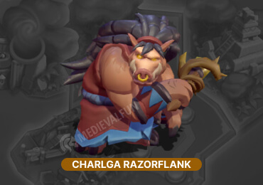 Charlga Razorflank - the best Beast leader in Warcraft Rumble