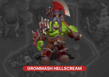 Grommash Hellscream, Warcraft Rumble Horde leader character