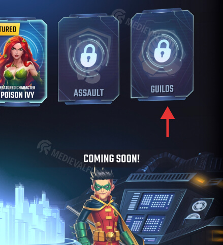 Guilds feature coming soon in DC Heroes & Villains