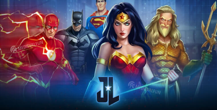 Justice League team, DC Heroes and Villains