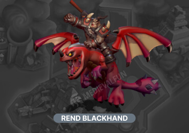 Rend Blackhand, Warcraft Rumble Blackrock character leader