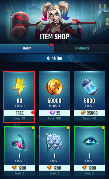 Shop daily in-game offers