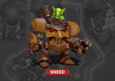 Sneed Warcraft, the best Horde leader character in Warcraft Rumble