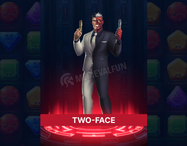 Two-Face hero in DC Heroes and Villains