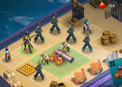Pirate Ships mobile game